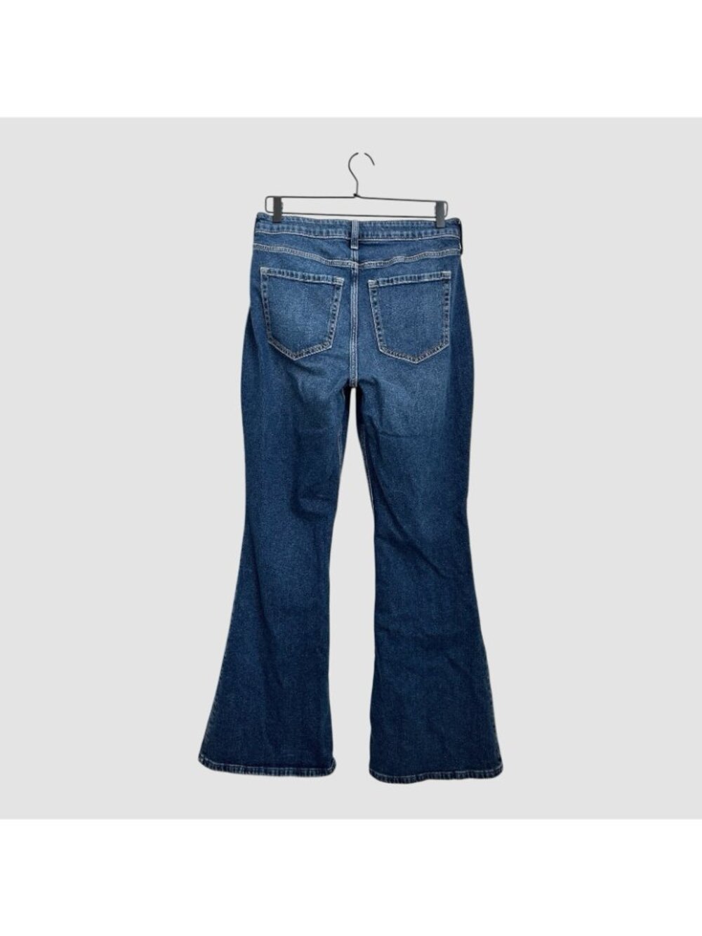 Hollister Curvy Flare Denim Women’s Size 12 Long Blue High Rise Jeans - Picture 2 of 11